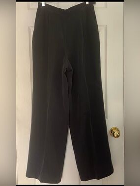 Ralph Lauren Black Silk Pants